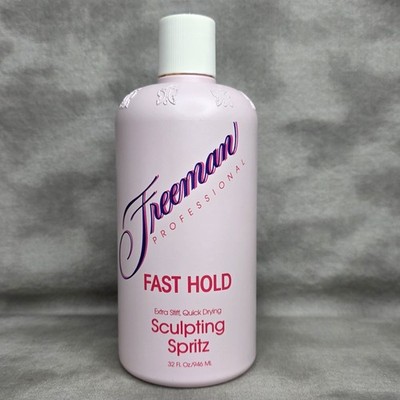 Freeman Professional Fast Hold Sculpting Spritz Hair Spray 32 fl oz NOS Vintage