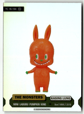 2025HOW2WORK Card Labubu No. TC 18/84 Mini Labubu Pumpkin King The Monsters