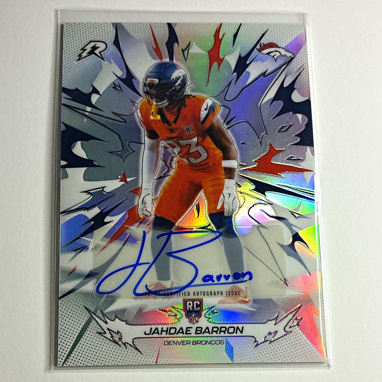 2026 Topps Jahdae Barron Rookie Autograph #127 Denver Broncos NFL Card