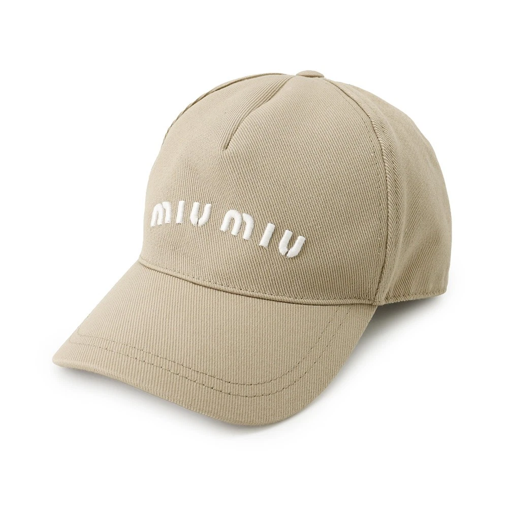 Miu Miu — MIUMIU Baseball Cap Size M Cotton100% Beige 5HC179