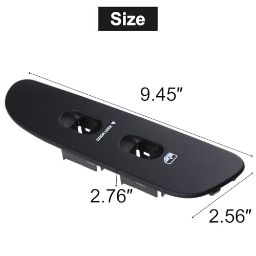 Master Window Switch Bezel Cover Panel Compatible with 2002-2010 Dodge Ram - Picture 3 of 8