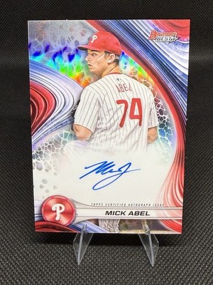   2024 Bowman's Best Mick Abel Autograph Refractor #B24-MA