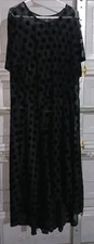 City Chic XXL 24 polka-dot Black See-through Dress. New With Tags (Removed)