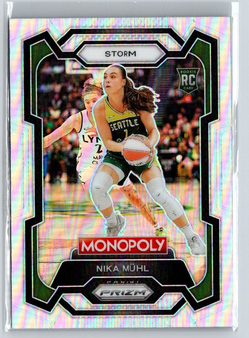 2024 Panini Prizm Monopoly WNBA #4 Nika Muhl Silver Prizms N25