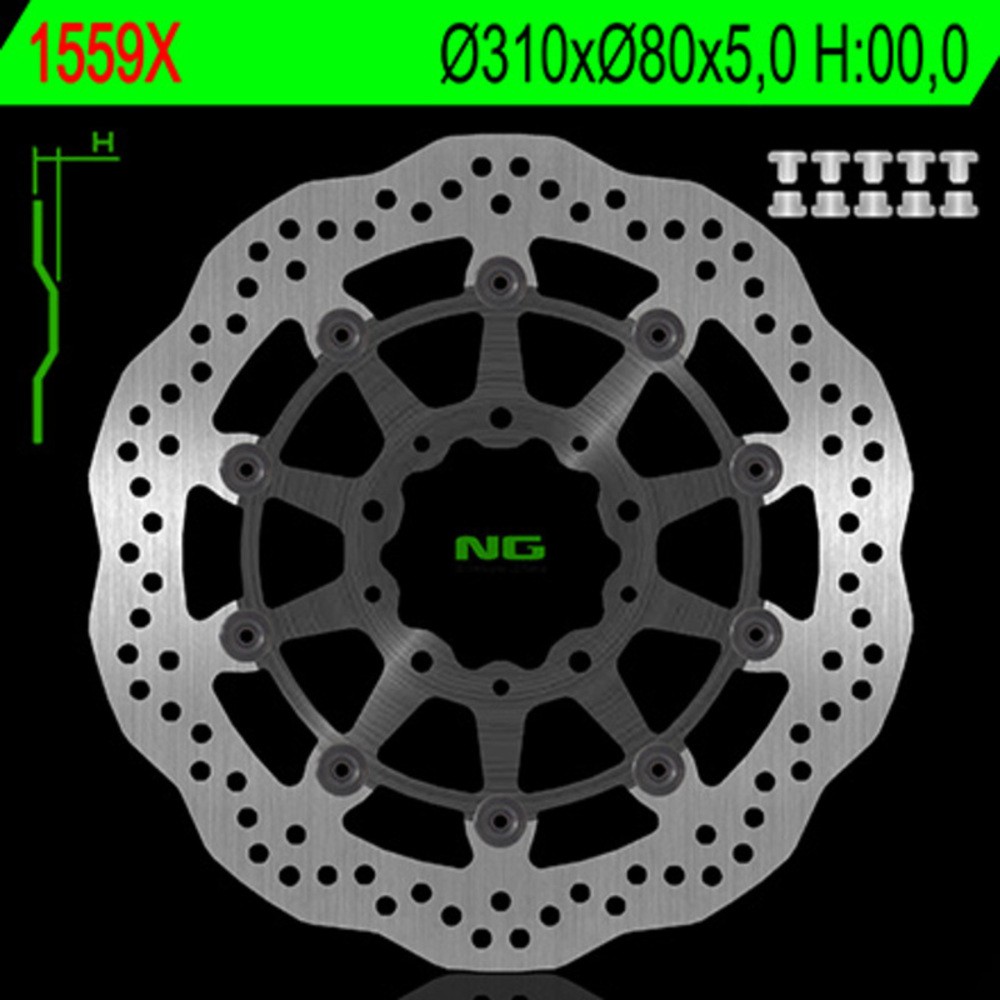 Floating Wavy NG Brakes Brake Disc For Motorcycle Parts Accessories