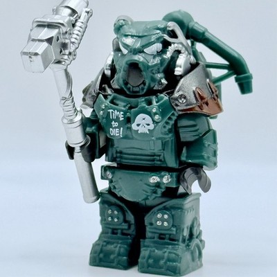 PAD Printed LEGO FALLOUT 4 x-01 POWER ARMOR (GREEN Variant) MiniFig