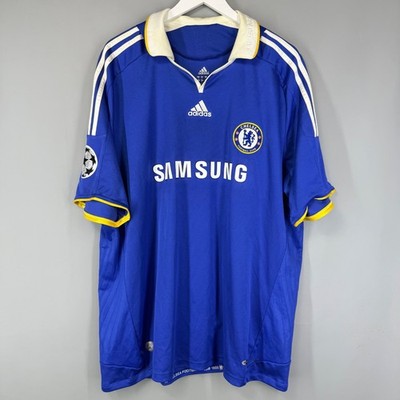 CHELSEA LONDON 2008 2009 HOME FOOTBALL SHIRT SOCCER JERSEY ADIDAS