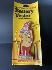 W.C. Fields Red Nose Battery Tester Sealed in Package American Noveltronics corp