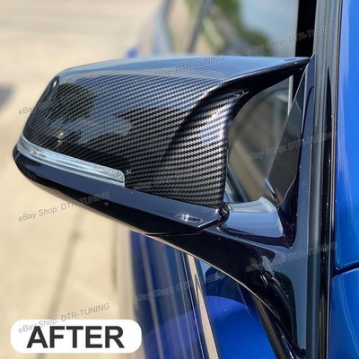 2X Carbon Fibre Mirror Cap Cover For 2014-2021 BMW 228i 230i M235i M240i & M2 OG