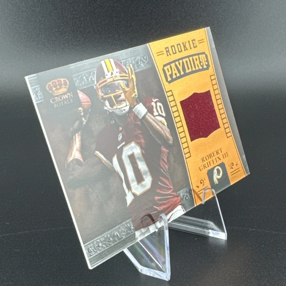 2012 Crown Royale Rookie Paydirt Materials Retail Robert Griffin III #26 RC - Image 3 of 4