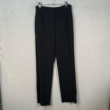 Vintage Black Wool Blend Straight Leg Pants Women’s Size Small Made In USA