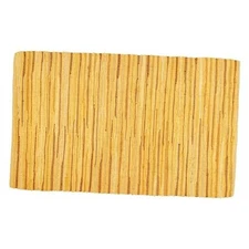  100% Cotton Hand Woven Chindi Rag Rug 3'x5' - Mustard, Recycled Reversible 