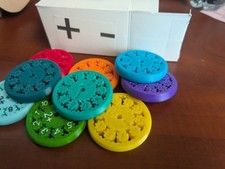 Box Full Of Fidget Spinner, Addrion  Subtraction:9 Spinners Different Colors