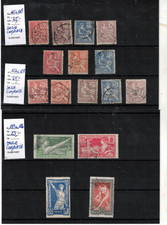 Lot de timbres France oblitérés séries complète cote : 213,70 euros