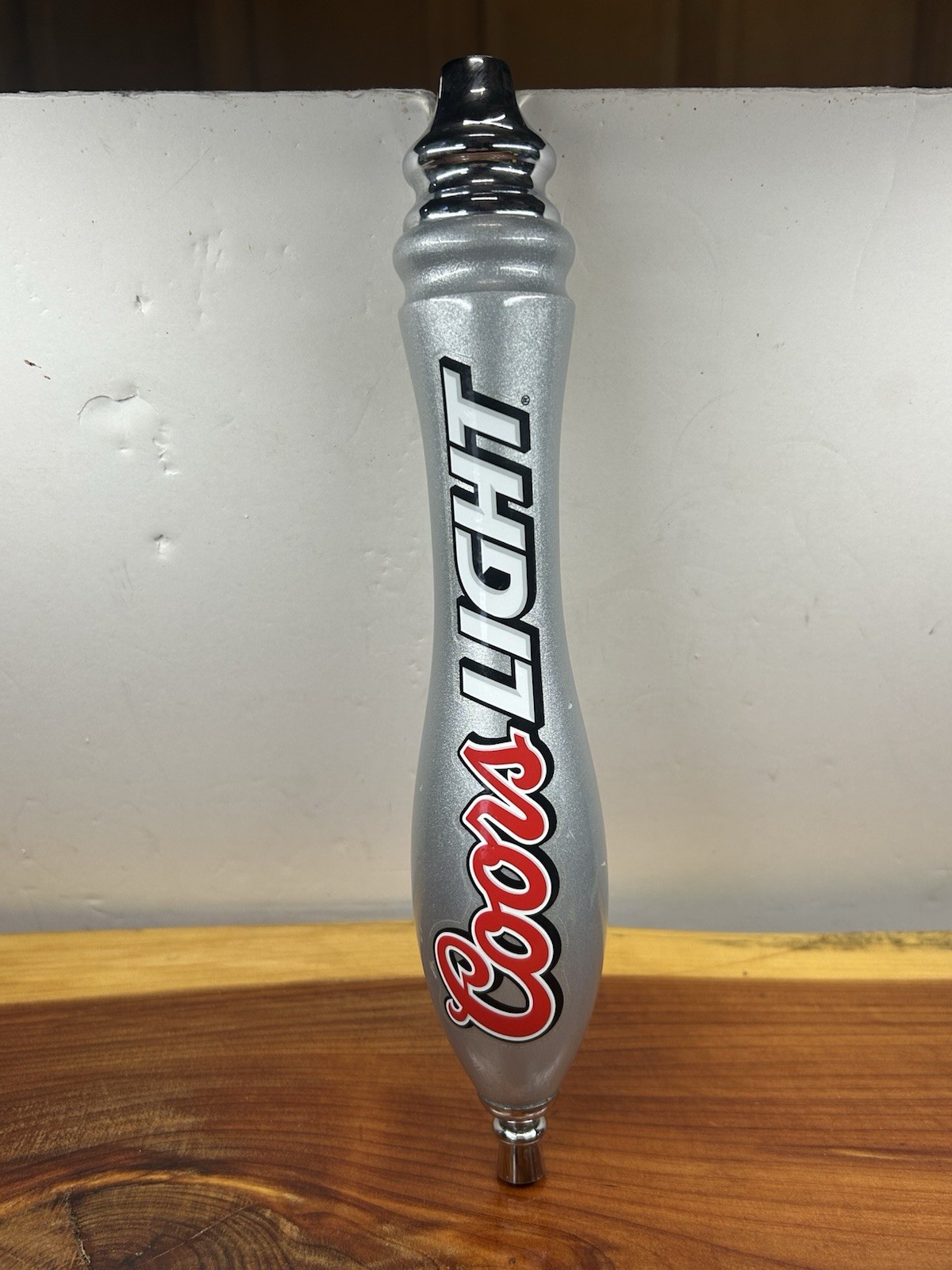 COORS LIGHT BEER TAP Collectible Beer Man Cave Silver Bullet