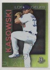 2020 Bowman Platinum Wal-Mart Top Prospects Chartreuse Marshall Kasowski 4b9