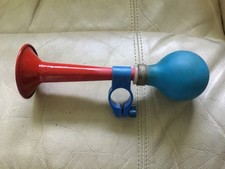 Vintage Steel Bicycle Horn With The Classic Clown Honk Sound
