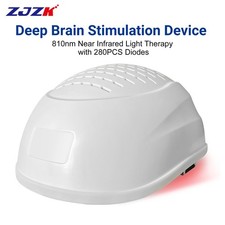 Brain Stimulator 810nm Red Infrared Light Therapy Helmet for Parkinson Alzheimer
