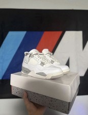 Jordan Air Jordan 4 Retro White Tech Grey White Oreo CT8527-100 Men's Sneaker