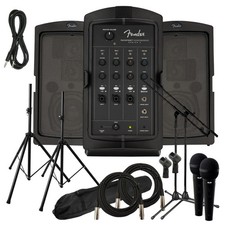 Fender Passport Conference Series 2 Portable PA System AUDIO ESSENTIALS BUNDLE