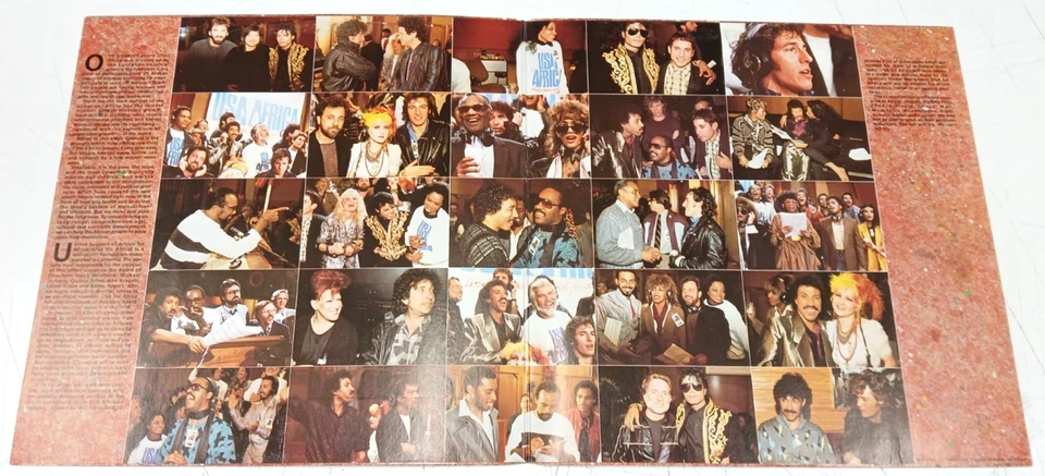 USA For Africa "We Are The World" 1985 Aust 1st.Press Excellent+++ Vinyl LP - Image 3 of 4