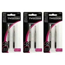 Swissco Twin Pack Tweezers, 2 Count, 3 PACK