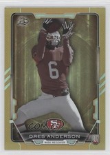 2015 Bowman Rookies Gold Rainbow Foil 321/399 Dres Anderson #83 0a3