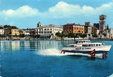 10400 Cartolina Sirmione (BS) Lago di Garda Panorama Aliscafo 1962