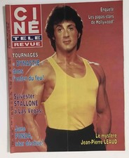 ►CINE REVUE 35/1986-SYLVESTER STALLONE-MIREILLE MATHIEU-HASSELHOFF-DYNASTIE
