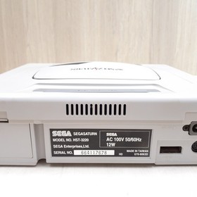 Sega Saturn console white bundle with 5 Games & 2 controllers Japanese System
