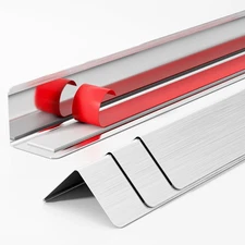 2X2X48 Inch 304 Stainless Steel Wall Corner Guards (5-Pack) – Heavy Duty Rounded