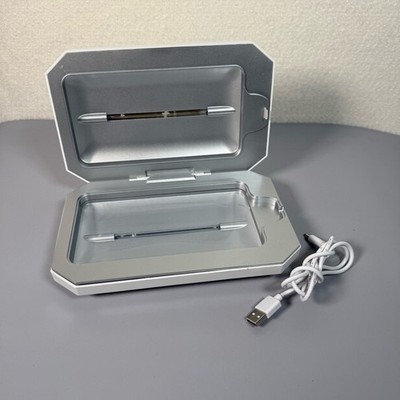 PhoneSoap Basic Cell Phone UV Light Sanitizer Box (Silver) Clean