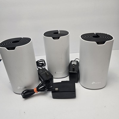 3 piece TP-Link Deco Mesh AC1200 WiFi System Deco S4R w/ Power Cords - Working