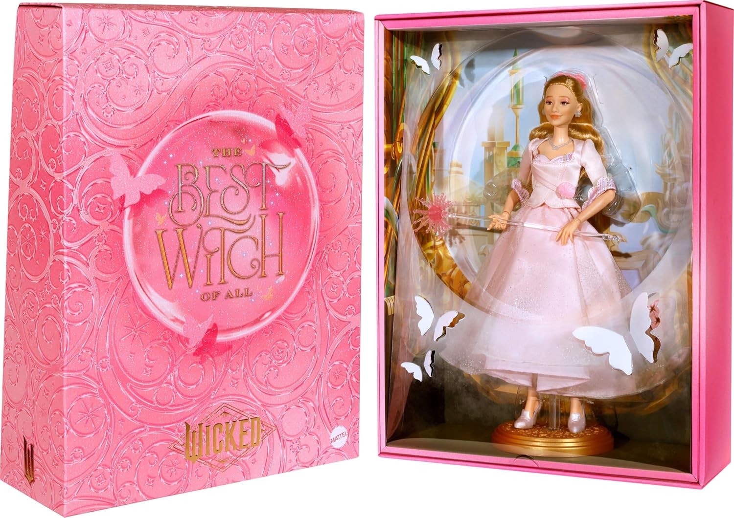 IN-HAND EXCLUSIVE Mattel Wicked: For Good Collectible Glinda Bubble Fashion Doll