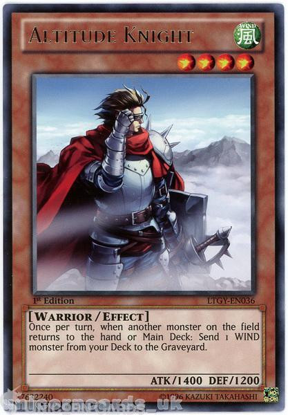 LTGY-EN036 Altitude Knight Rare 1st Edition Mint YuGiOh Card