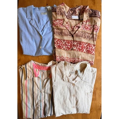 Lot 4 Womens Plus Size Tops 24W 26W Alfred Dunner Classic Elements Quizz Woman