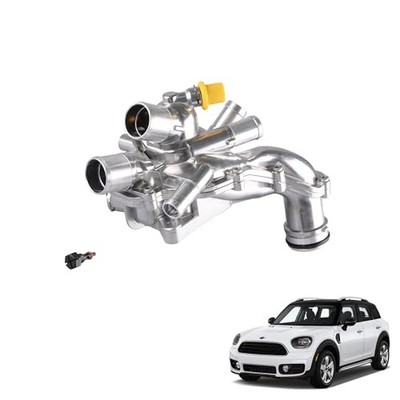 Upgraded Aluminum Engine Coolant Thermostat Housing Assembly for MINI Cooper