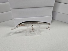 Bagley DEEP DIVING BANG-O-LURE #5...Factory Shaved Lip...Black On Silver BS!!