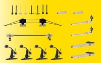Vollmer H0 45136 Deko-Set Bahnausstattung