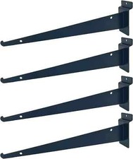 10 Pack Slat Wall Shelf Brackets-12 Inch Slatwall Shelf Bracket-Heavy Duty Brack