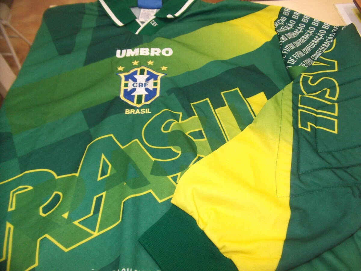 Umbro ブラジル代表 ユニフォーム　ブラジル製 L サッカー CBF UMBRO ブラジル代表 CBF ユニフォーム パンツセット 希少 6番 k