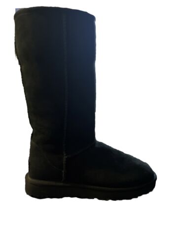 Ugg Stiefel klassisch groß schwarz Lammfell Damen Größe 7 - Bild 1 von 5