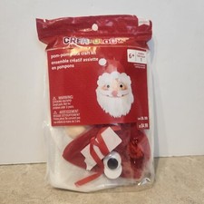 Creatology Christmas Santa Face Pom Pom Plate Craft Kit