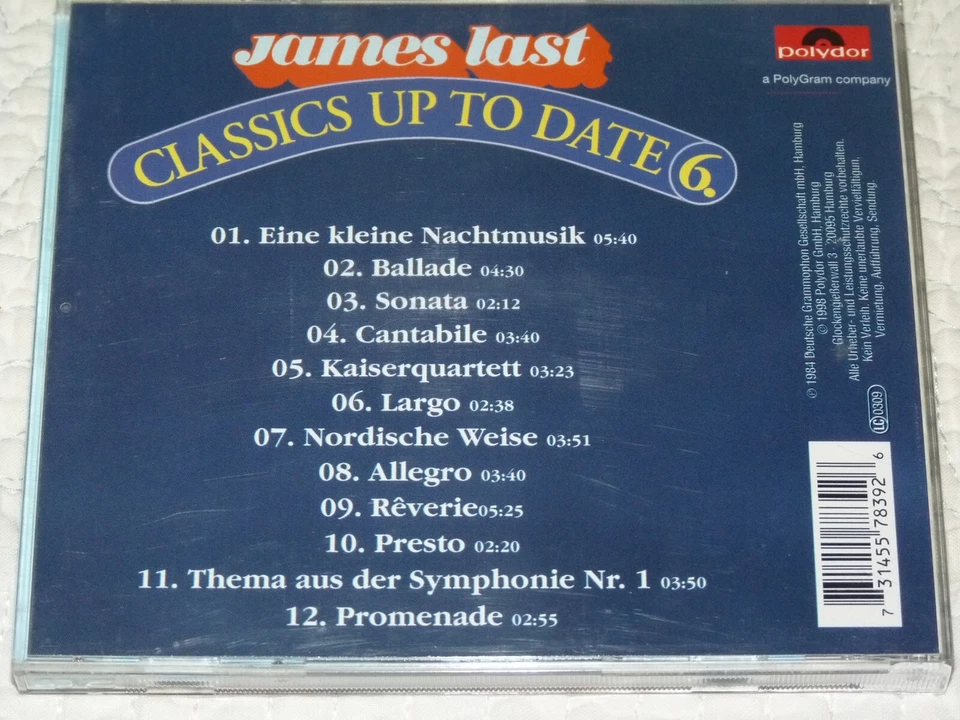 JAMES LAST   *  CLASSICS UP TO DATE (6) - Imagem 2 de 2