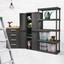 Heavy-Duty-Plastic-Office-Garage-Sterilite-4-Drawer-Cabinet-Storage-Organizer thumbnail 2