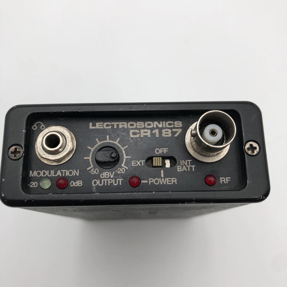 Used Lectrosonics LECTRO CR187 Lavalier Wireless RECEIVER UNTESTED READ - Image 2 of 4
