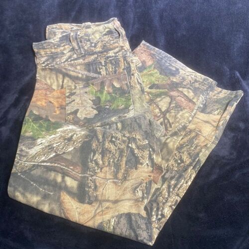 Mossy Oak Denim Camouflage Hunting Pants Size 36x32 | eBay