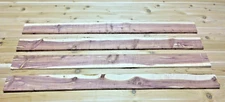 AROMATIC RED CEDAR 1/2" x 3.75" x 48" Lumber Decorative Board x4 Ruff Cut Rare