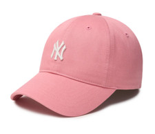 MLB Korea Rookie Unstructured Ball Cap New York Yankees - Pink