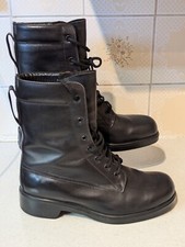 Genuine British Military RAF Issue Leather Flying Airman BOOTS Size 5 M VINTAGE